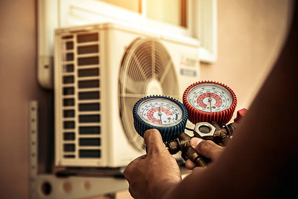 Professional Ductwork Repair technician working in Platteville, CO
